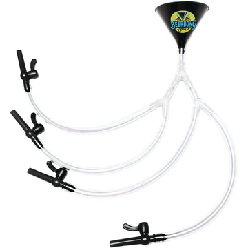 Black Quad Beer Bong
