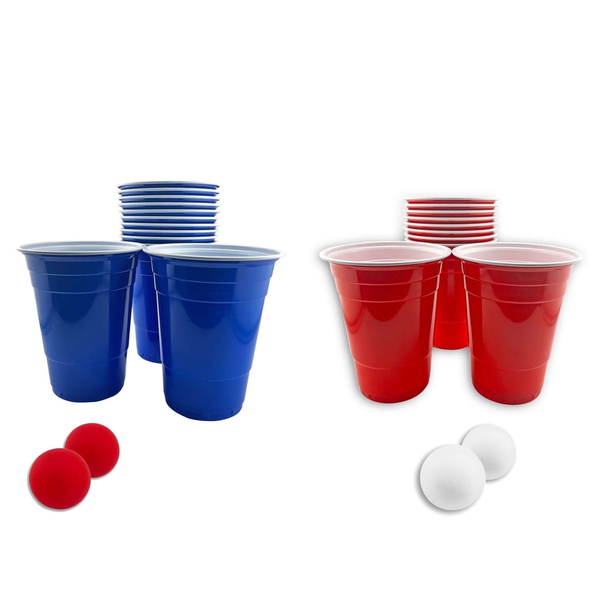 Beer Pong - Beer Pong Cups and Balls - Set