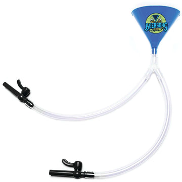 Blue Double Beer Bong