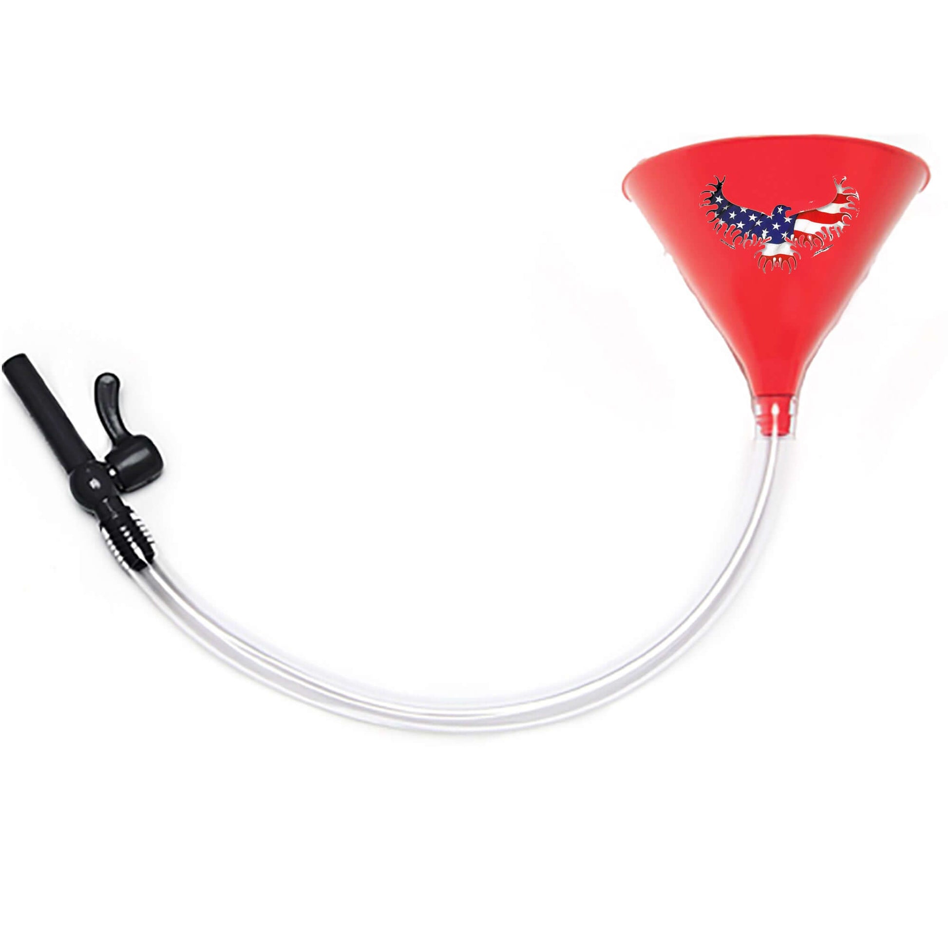 Red Amercian Eagle Beer Funnel