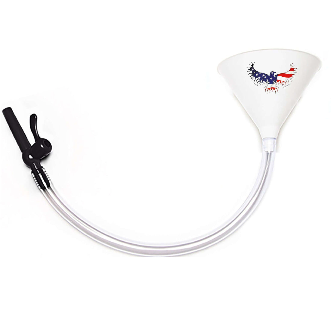 White American Eagle Beer Funnel