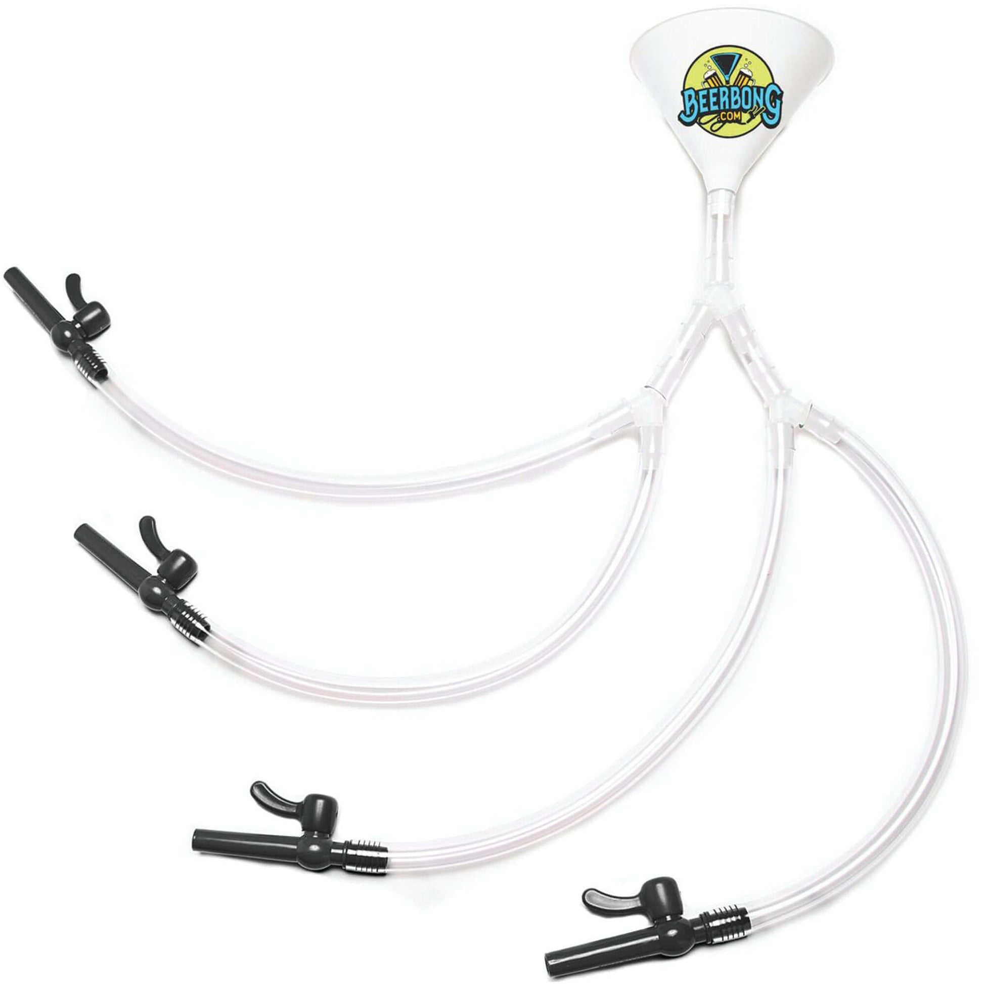 White Quad Beer Bong