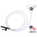 ultimate white beer funnel with valve - 10 ft
