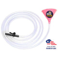 ultimate pink beer funnel with valve - 20 ft