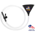 ultimate black beer funnel with valve - 6 ft