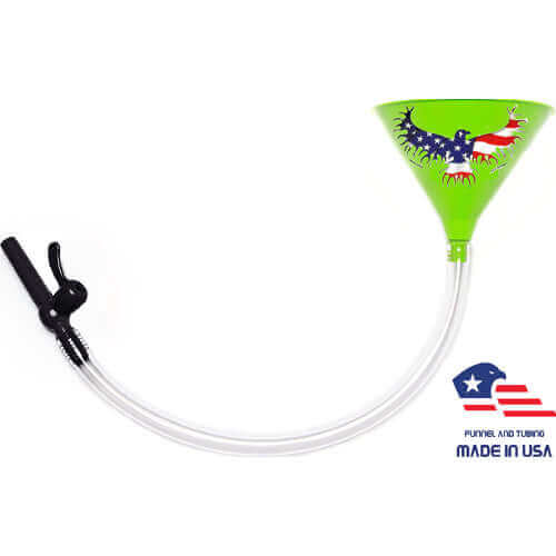 American eagle - green beer funnel