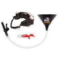 Beer Bong Party Pack Black Funnel Red Keychain