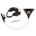 Beer Bong Party Pack Black Funnel Black Belt