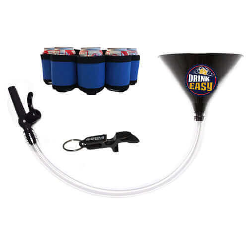 Beer Bong Party Pack Black Funnel