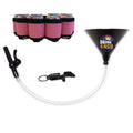 Beer Bong Party Pack Black Funnel Pink Belt