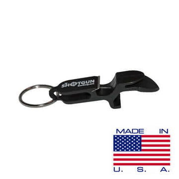 shotgun keychain - black