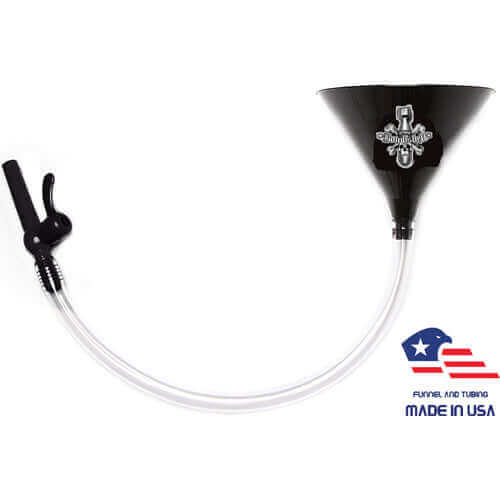 bombshell skull - black beer funnel
