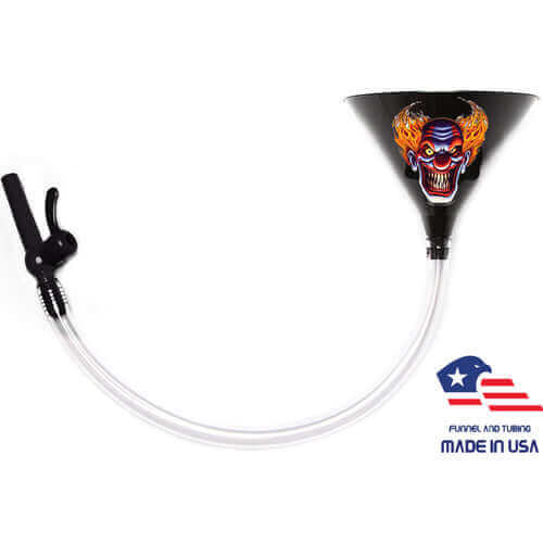 evil clown - black beer funnel