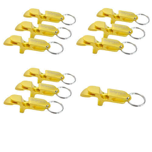 Metal Keychain Gold 10