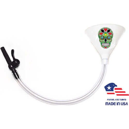 evil clown - white beer funnel