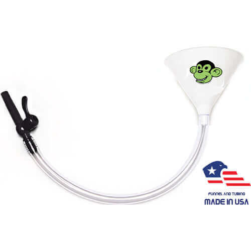 monkey - white beer funnel