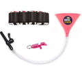 Beer Bong Party Pack Pink Funnel Black Belt 3