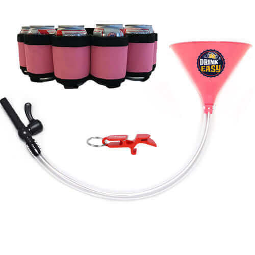 Beer Bong Party Pack Pink Funnel Pink Belt 2