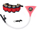 Beer Bong Party Pack Pink Funnel Red Belt