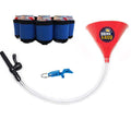 Beer Bong Party Pack Red Funnel Blue Belt 1