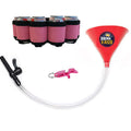 Beer Bong Party Pack Red Funnel Pink Belt 3