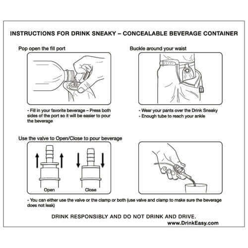 Drink Sneaky Instructions
