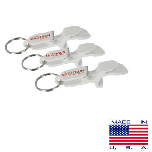 shotgun keychain - white 3