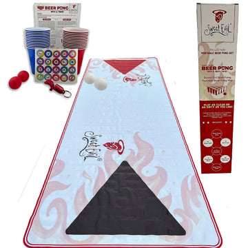 Beer Pong Table Mat Pack - Strip Beer Pong - Front View