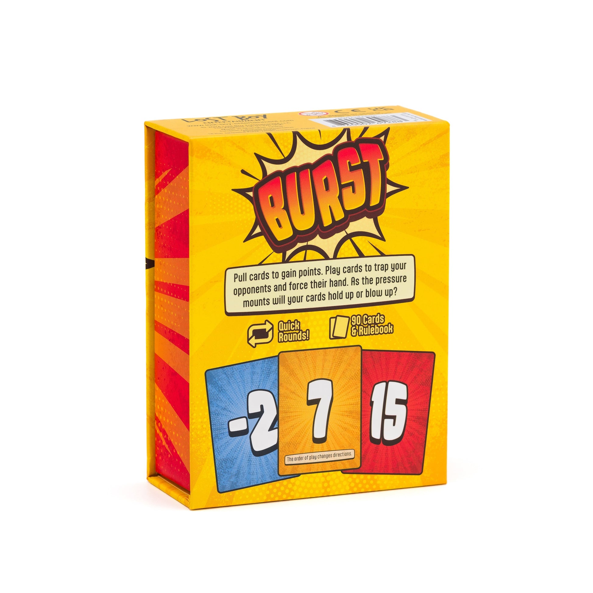 Burst - The Drinking Card Game - Front