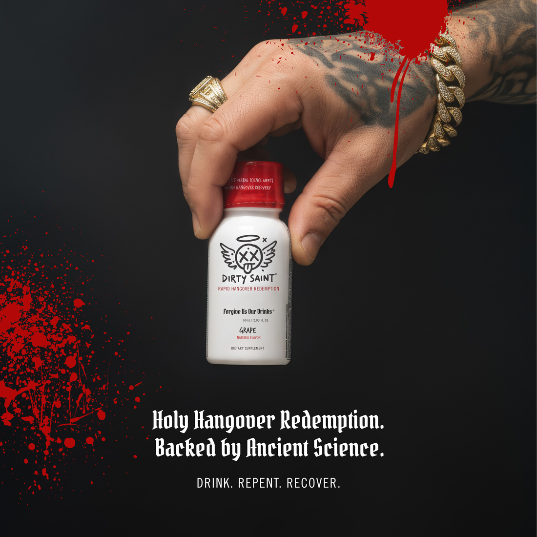 Rapid Hangover Recovery Shot – Natural Grape Flavor