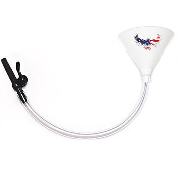 White American Eagle Beer Funnel