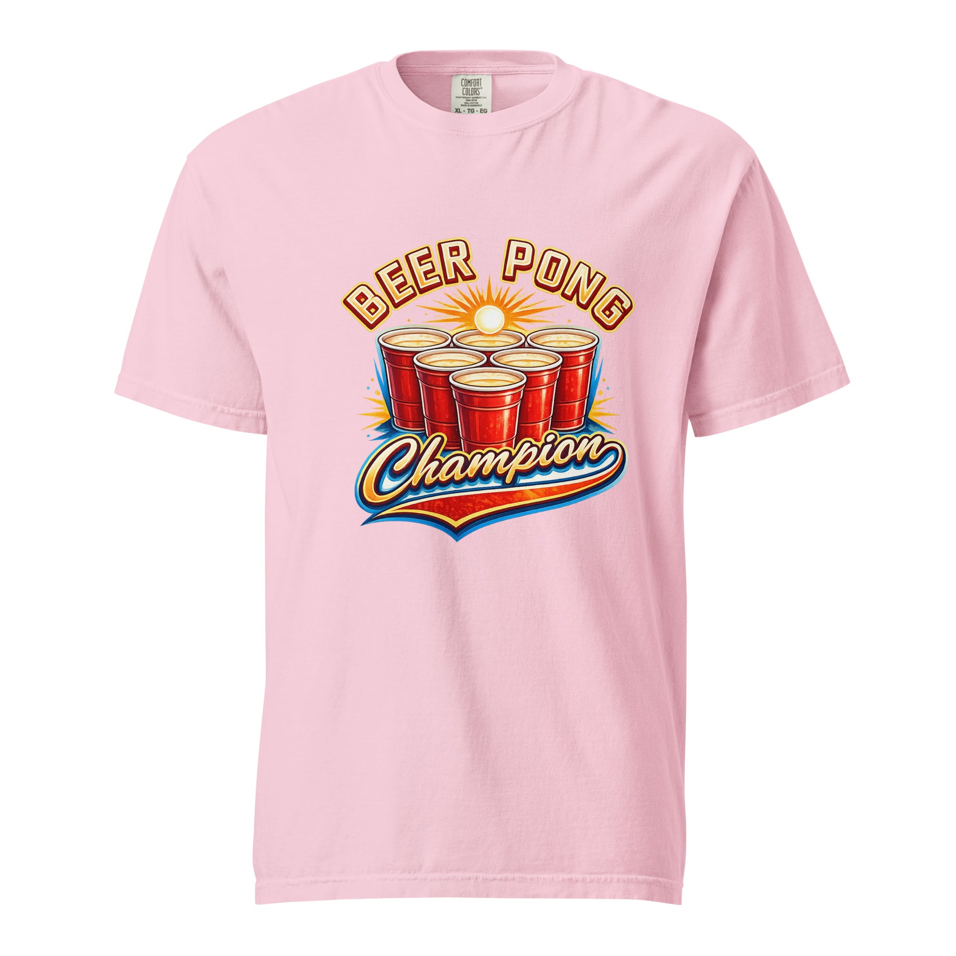 Beer Pong Champion T-Shirt Pink