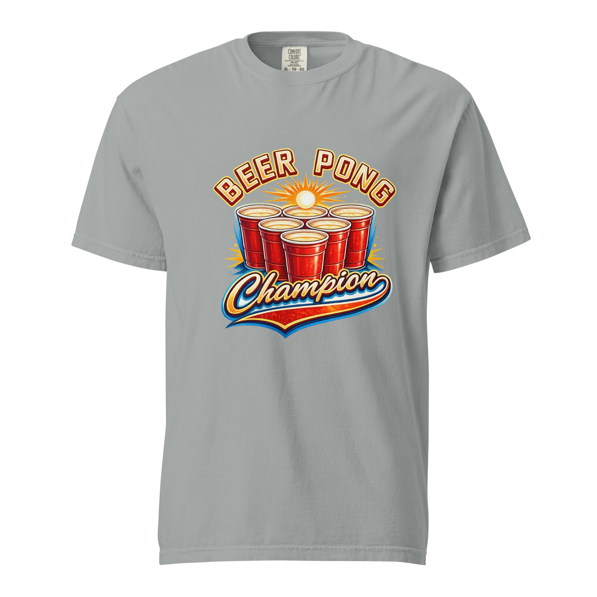 Beer Pong Champion T-Shirt Grey