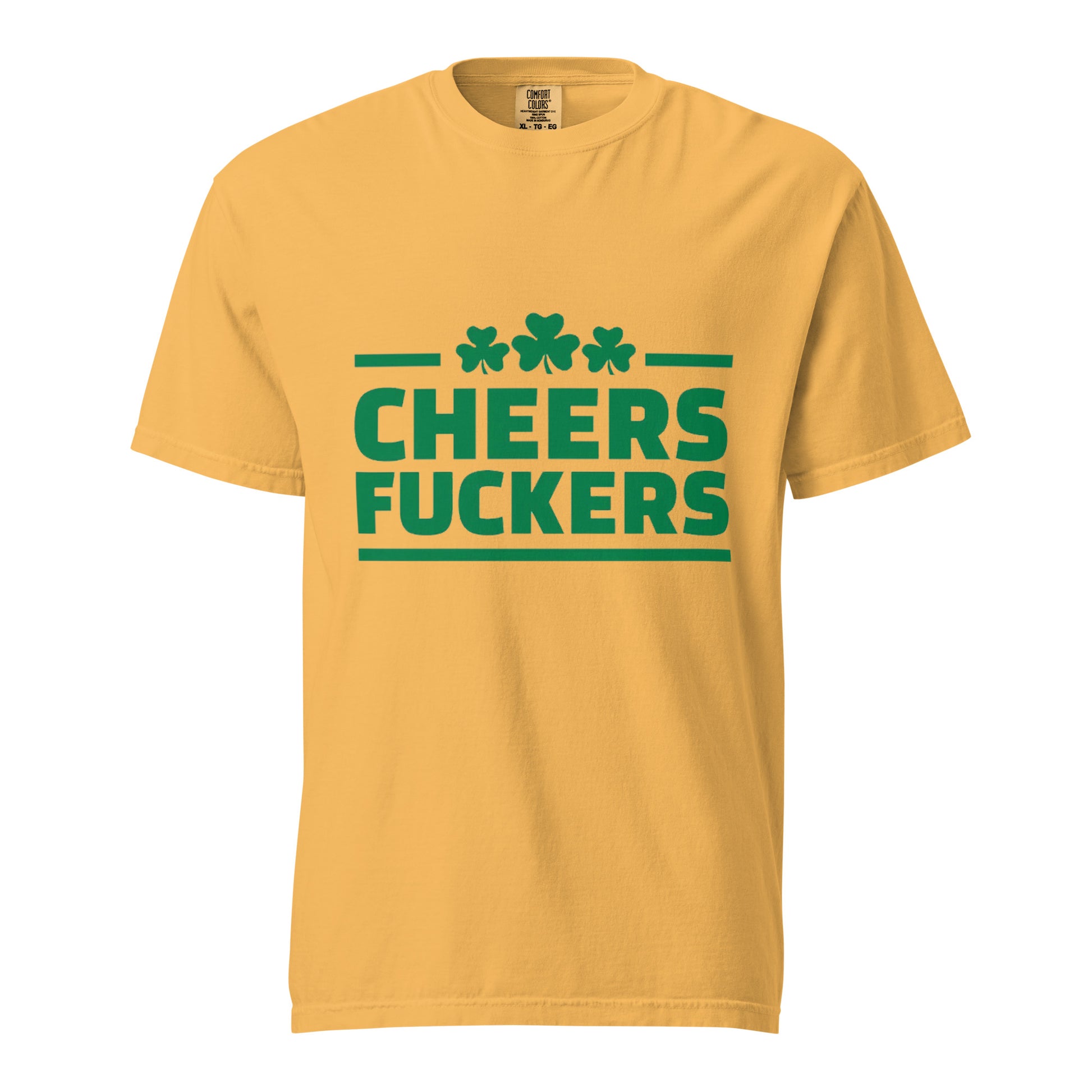 Cheers Fuckers T-Shirt Yellow