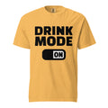 Drink Mode ON T-Shirt Yellow