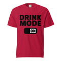 Drink Mode ON T-Shirt red