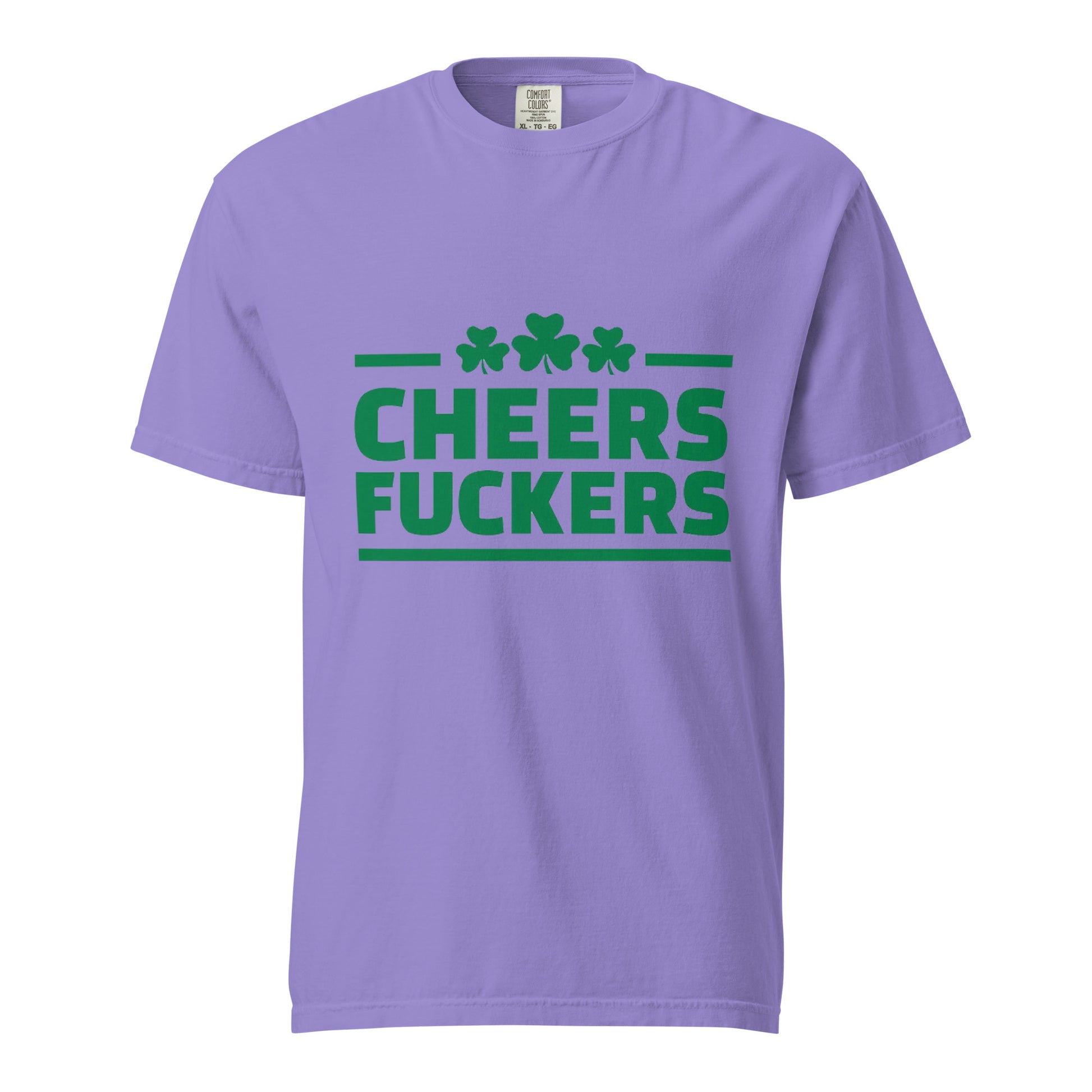 Cheers Fuckers T-Shirt Purple