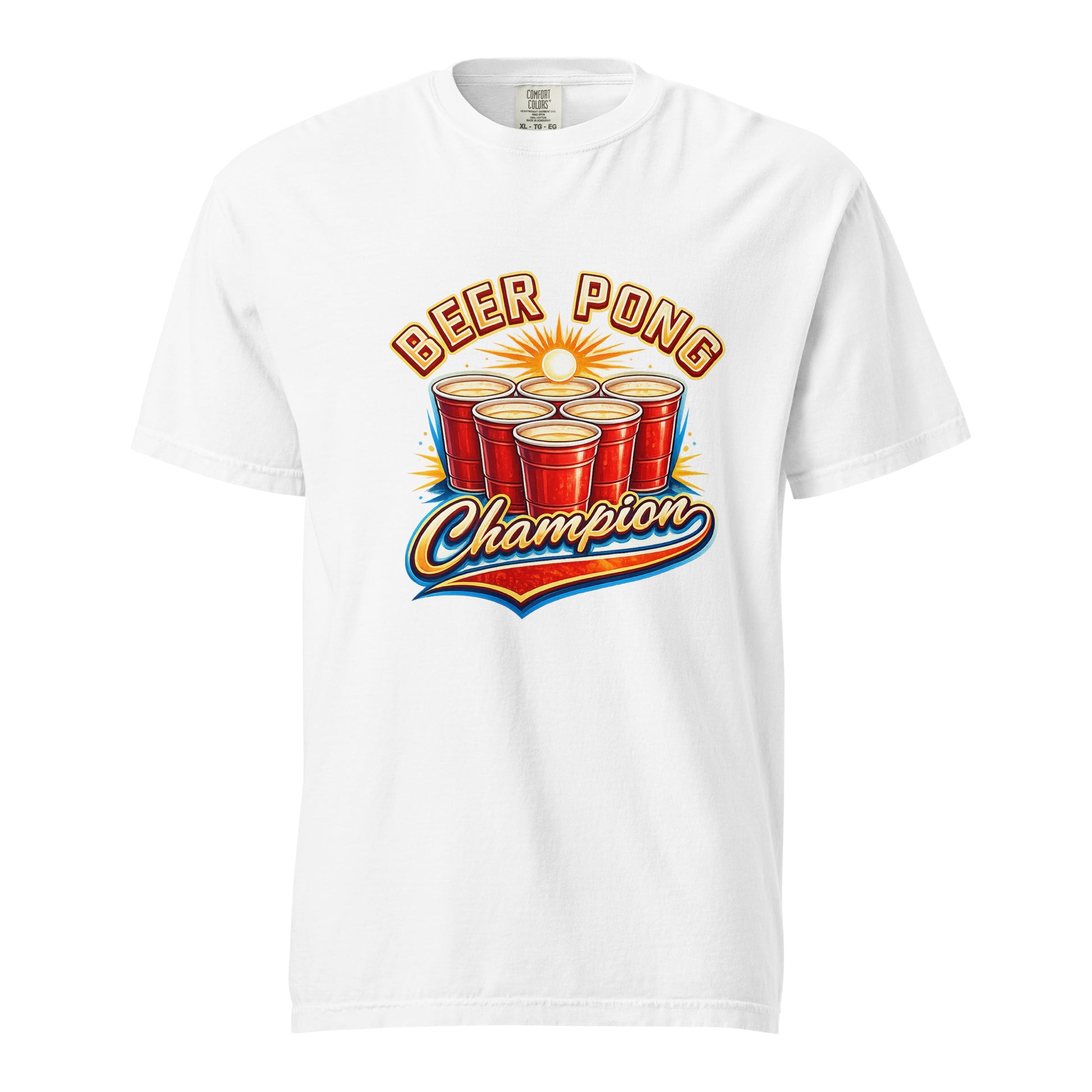Beer Pong Champion T-Shirt White