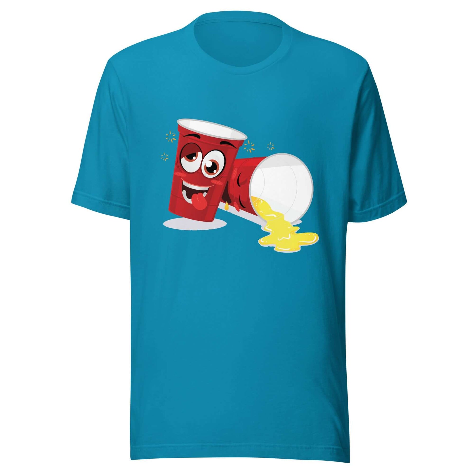 Beer Pong Cups Drunk - Unisex t-shirt - Blue