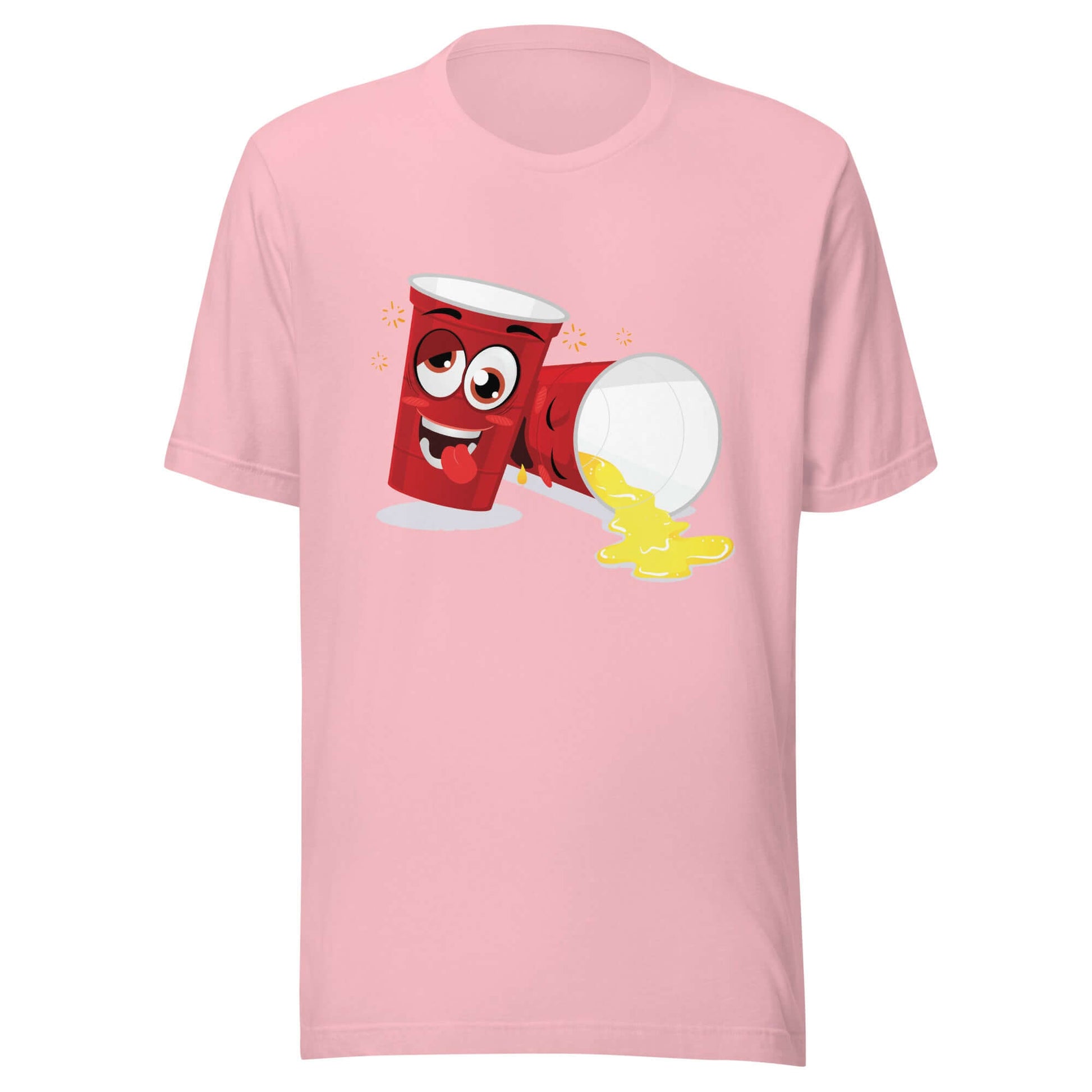 Beer Pong Cups Drunk - Unisex t-shirt - Pink