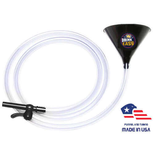 ultimate black beer funnel with valve - 10 ft 