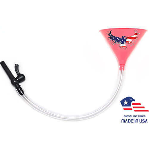 American eagle - pink beer funnel