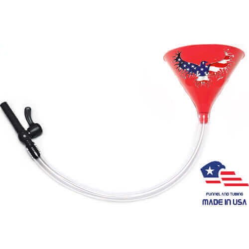 American eagle - red beer funnel
