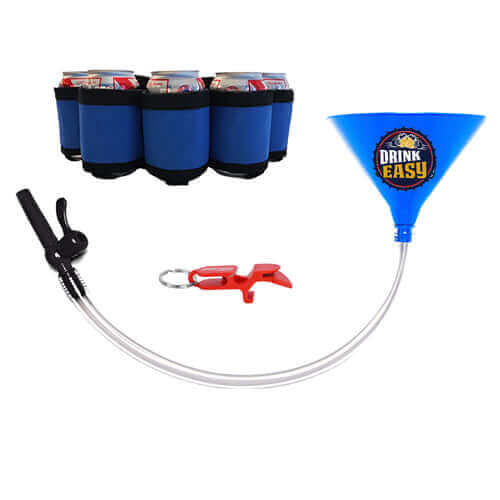 Beer Bong Party Pack Blue Funnel Blue Belt 2