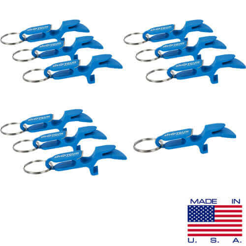 Blue Shotgun Key Chain 10