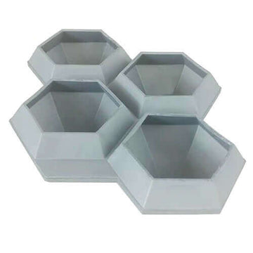 Diamond Silicone Ice Mold Tray Side