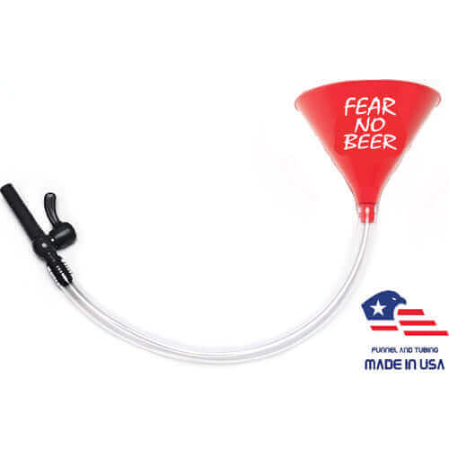 Red Beer Funnel Fear No Beer