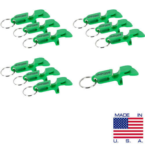 Green Shotgun Key Chain 10 