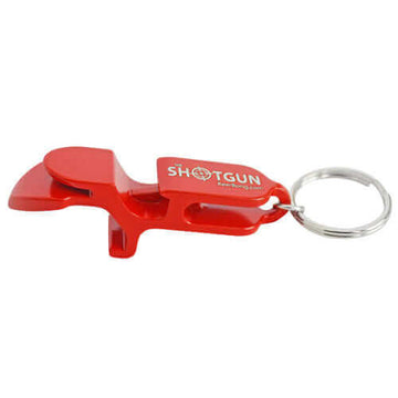 Metal Shotgun Keychain - Can Beer Bong