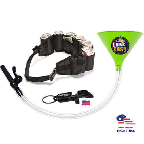 Beer Bong Party Pack - Green Funnel